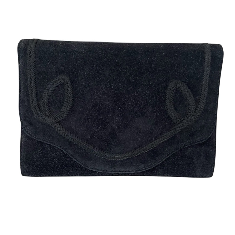 LORD & TAYLOR Elegant Black Clutch Bag